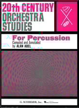 20TH CENTURY ORCH STUDIES PERCUSSIO cover